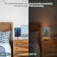 thumbnail image 5 of Lion Beast Table Lamp USB Bedside Desk Nightstand Lamp Printed Gifts Small Lamp Wood Base for Bedroom Living Room Kids Room College Dorm, 5 of 7