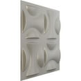 thumbnail image 2 of Ekena Millwork 19 5/8"W x 19 5/8"H York EnduraWall Decorative 3D Wall Panel, Textured Metallic Silver (Covers 2.67 Sq. Ft.), 2 of 6