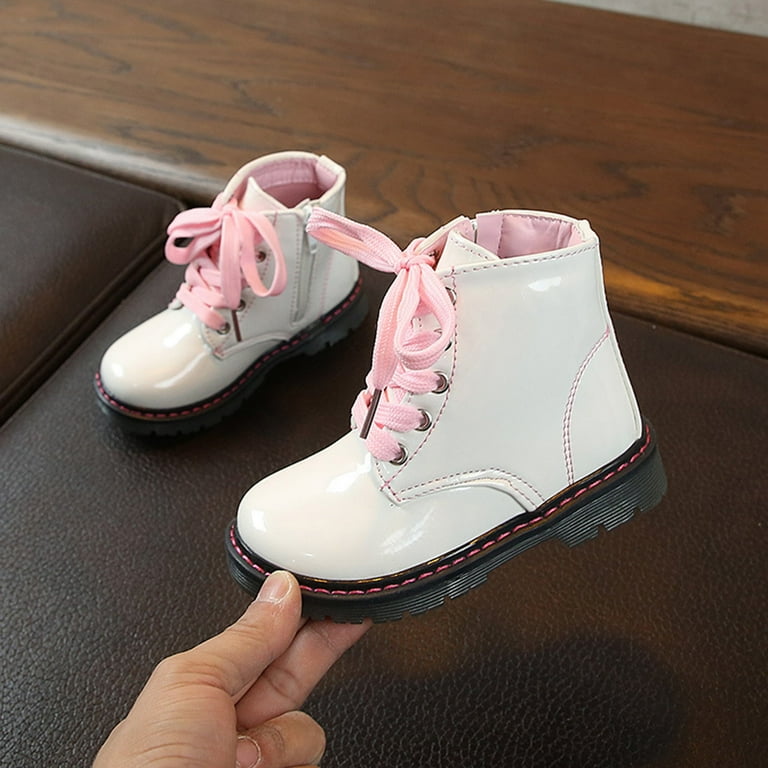 Lace up boots with side zipper hot sale