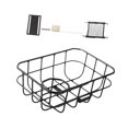 thumbnail image 2 of Cesta delantera para bicicleta, porta mascotas, cesta para verduras, portabilidad desmontable Tornillos negros, 2 of 8