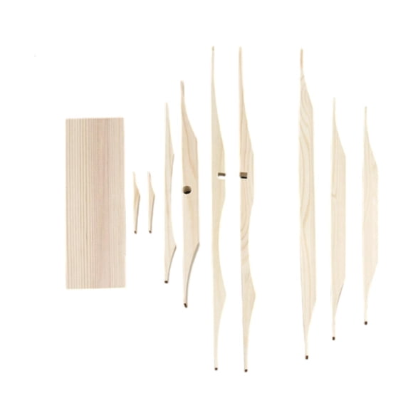 Kit de refuerzo de madera de para guitarra acústica para luthier, accesorios para instrumentos musicales, repuestos, accesorios de bricolaje, fa