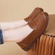 thumbnail image 5 of Xucatan Women's Patent Leather Tassel Loafers, Chunky Sole Slip-On Flat Shoes, Classic British Style Casual Shoes for Women, Plus Size Uniform Shoes Gift, 5 of 8
