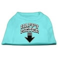 thumbnail image 1 of Happy Meter Screen Printed Dog Shirt Aqua Lg (14), 1 of 1