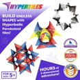 thumbnail image 2 of Juguete de construcción Hypertile Hyperbolic con 48 azulejos y 80 conectores, 2 of 8