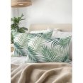 thumbnail image 3 of Outdoor Pillows Waterproof, Green Tropical Botanical Bedding Throw Pillows with Insert for Couch Sofa Bed, Summer Palm Leaves Plants 12x20 Inch Pillowcases Decorative Camping Patio Pillow Set of 1, 3 of 8