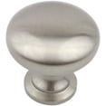 thumbnail image 2 of Formosa Design Hardware Brushed Nickel Cabinet Hardware Mushroom Knobs, 2 of 6