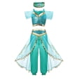 thumbnail image 1 of Disney Encanto Mirabel Isabella bebé niñas dulce vestido de caramelo Frozen Elsa niños fiesta de Halloween disfraz vestido de baile Cosplay ropa 4T Gao Jinjia LED, 1 of 2