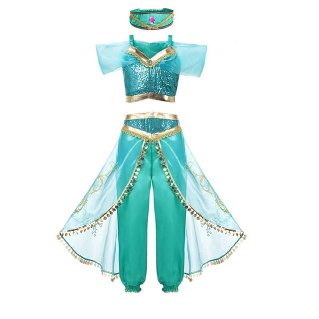 Disney Encanto Mirabel Isabella bebé niñas dulce vestido de caramelo Frozen Elsa niños fiesta de Halloween disfraz vestido de baile Cosplay ropa 4T Gao Jinjia LED