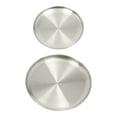 thumbnail image 5 of 2 Tiers Food Serving Riser Seafood Plate Round Plate Rack Silver Tray Stand, 5 of 19