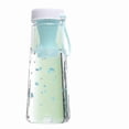 thumbnail image 2 of (Water Bottle 01)550Ml creative cute cat claws with tea filter plastic cup kawaii cherry blossoms, 2 of 4