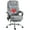 Gray#4, variant on Massage Chairs Vinsetto Massage Office Chair with 6 Vibration Points, Heated Reclining Computer Chair, Swivel Desk Chair with Adjustable Height and Footrest, Gray,Living Room Recliners