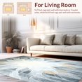 thumbnail image 2 of ODIKA 6'x9' Machine Washable Non-Slip Area Rug, Art Fan Mosaic with Radiant Detailing High Traffic Rug, Gray, 222227, 2 of 7