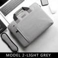 thumbnail image 1 of Funda para Portátil Yashi resistente al agua para MacBook Air Pro 13 y 15 pulgadas gris claro, 1 of 5