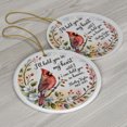 thumbnail image 3 of Remembrance Cardinal Memorial Christmas Ceramic Ornament 2025, I'll Hold You in My Until I Can Heaven Christmas Ornament, Custom Name Text Ceramic Christmas Ornament Gift for, 3 of 5