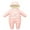 Pink, variant on Bixock Kids Fall Winter Clothes,Toddler Boys and Girls Rompers,Toddler Baby Girls Boys Long Sleeve Jumpsuit Warm Baby Jumpsuit