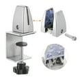 thumbnail image 4 of Unique Bargains Support de Support de Partition 2 Pack Pince Réglable pour 3,2-9mm d'Épaisseur, Ton Argent, 4 of 5