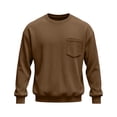 thumbnail image 4 of Kezqiaxn Sweatshirts for Men Fall Long Sleeve Pullover Athletic Tops Pockets Crewneck Sweatshirt Plus Size Fashion, 4 of 6