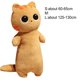 thumbnail image 1 of Juguete de peluche de gato siamés Kawaii para niños, almohada larga oblonga, Naranja, Negro, gatito, siesta, sueño, escuela, decoración de cama, cojín de abrazo, 1 of 5
