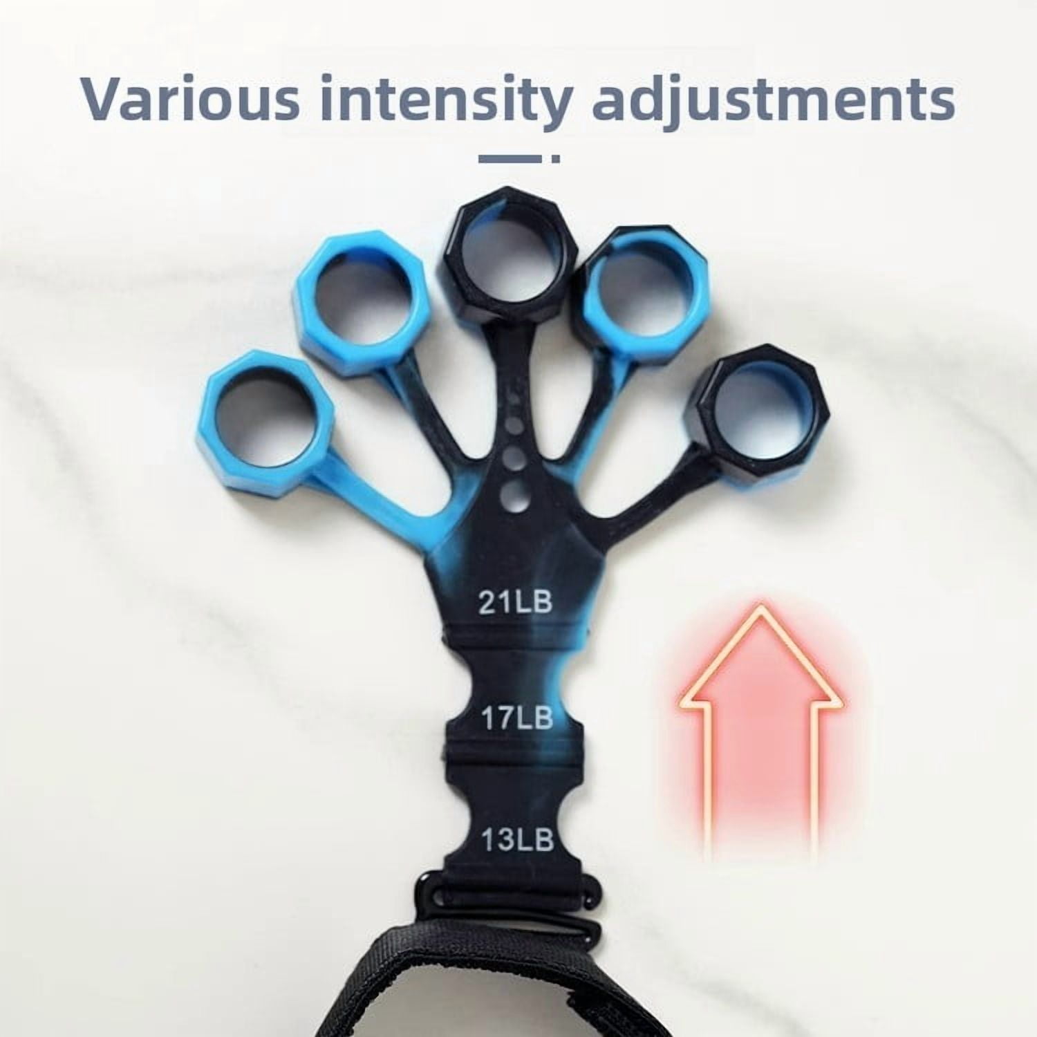 Physical therapy hand trainer, venous trainer, finger flexibility rehabilitation grip device, used to improve finger flexibility and wrist strength.