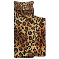 thumbnail image 2 of Orange and Brown Leopard Pattern Toddler Nap Mats for Kids Preschool,Sleeping Mat Bag or Kids,Toddler Sleeping Bag,Toddler Nap Mat or Daycare, 2 of 6