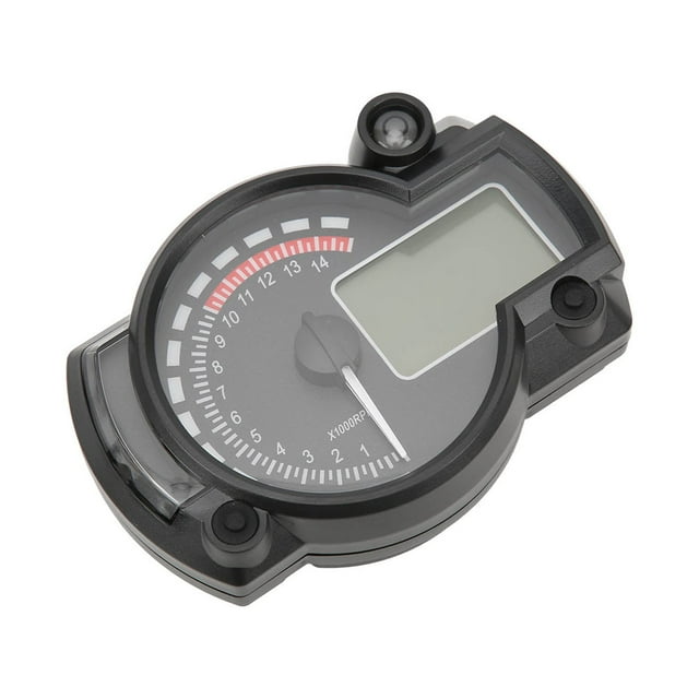 Instrumento de Motocicleta, Pantalla LCD de la Moto Odómetro Retardante ABS Universal para automóviles para RVS