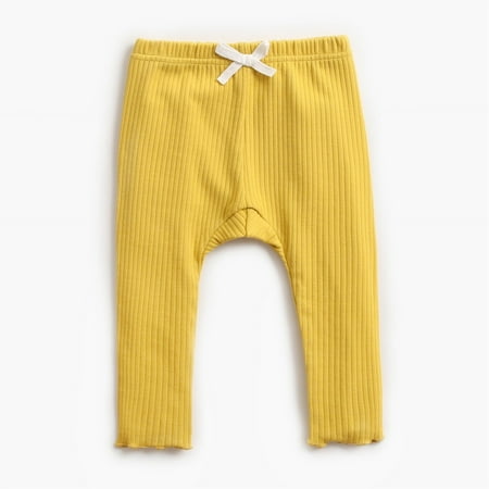 

Hunpta Children Kids Toddler Infant Newborn Baby Girls Ribbed Bowknot Solid Pants Trousers Leggings Outfits Clothes