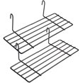 thumbnail image 1 of Shelf for Design Metal Wall Grid, 2 Pieces, Black, 1 of 4