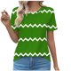 thumbnail image 1 of Tops Cortos para las Mujeres Cuello en V de Moda Casual Manga Corta Primavera Verano Top, Tops de Baile para las Mujeres, 1 of 4