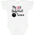 thumbnail image 3 of Inktastic My 1st Basketball Season Girls Baby Bodysuit, 3 of 5