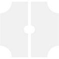 thumbnail image 4 of 40"OD x 6"ID x 13 1/4"C x 1"P Haus Architectural Grade PVC Contemporary Ceiling Medallion, Two Piece, 4 of 11