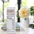 thumbnail image 4 of Chaos Coordinator Straight Skinny 20 oz Tumbler Teacher Gifts Water Bottle Teacher Appreciation Gifts for Women Men Coworker Friends Coffee Mug Insulated Tumblers Thermal Cup for Sports Work Travel, 4 of 6