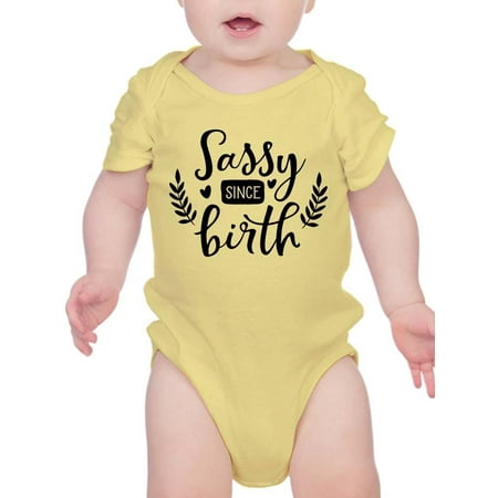 

Sassy Since Birth Garland Bodysuit Infant -Smartprints Designs Newborn