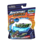 Adventure Force Speed Boat Fully Motorized, Self-Steering Boat Playset for Ages 3 Plus