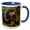 Blue/White, variant on 3drose, Musk Ox, 11oz Mug