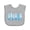 AC-Heather Grey, variant on Inktastic My First Easter Blue Easter Bunnies Boys or Girls Baby Bib