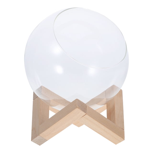 Miangastore Chinchilla Dust Glass Planter Transparent For Home Decor Indoor Decoration 1 Set