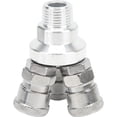 3 Way Quick Coupler Quick Connect Air Hose Splitter Universal Type Male ...