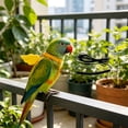 thumbnail image 4 of Yellow Escape-Proof Bird Harness Leash, Adjustable Soft Breathable Flying Vest for Parrots Cockatiel, Lightweight Outdoor Walking Rope with Wing Cover 79 Inch, 4 of 6