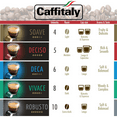Caffitaly Nespresso Compatible Coffee Capsules Intensity 10 Robusto (120 Pods)