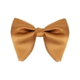thumbnail image 1 of CORBATA DE LAZO DE SATÉN PARA HOMBRES PREATADA DE COLOR SÓLIDO AJUSTABLE PARA EL DÍA DEL PADRE, TAMAÑO ÚNICO, NARANJA MARRÓN, PARA BODAS ELEGANTES, 1 of 4