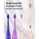 thumbnail image 3 of MySmile Cabezales de Repuesto para Cepillo de Dientes Eléctrico Sónico DY156 para Adultos, 3 Cabezales Seguros para el Esmalte, Color Rosa, 3 of 6