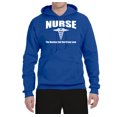 thumbnail image 2 of Nurse the Hardest Job You'll Ever Love | Mens Pop Culture Hooded Sweatshirt Graphic Hoodie, Royal, 3XL, 2 of 3