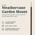 thumbnail image 4 of EZ Vane EZ1108-GR Hummingbirds Weathervane with Garden Mount, 4 of 4