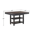 thumbnail image 6 of Pemberly Row Wood 4-Drawer Counter Height Dining Room Table in Black, 6 of 6