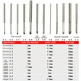 thumbnail image 4 of 5/10Pcs Steel Wood Carving Chisels Tools for Nut Olive Egg Engraving Sculpturing, 4 of 4