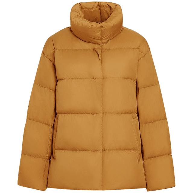 mustard down jacket women's
