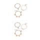 thumbnail image 2 of Tobilleras de moda Jumpingount 3 piezas joyería para pies multicolores, 2 of 6
