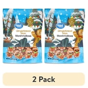 (2 pack) Great Value Gingerbread Man Marshmallows, 2.54 oz, 12 Count