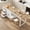 white, variant on ChVans 59" W Kitchen Island with Drop Leaf, Rolling Kitchen Cart with Storage on Wheels, Large Island Table for Kitchen with Rubber Wood Top and Rack and Drawer