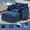 Blue, variant on Chenille Oversized Comfy Chairs, Gexpusm 40" Wide Accent Chairs for Living Room & Bedroom,Modern Upholstered Reading sofa with Ottoman, Comfy Living Room Chair, Single Sofa Chair,Khaki